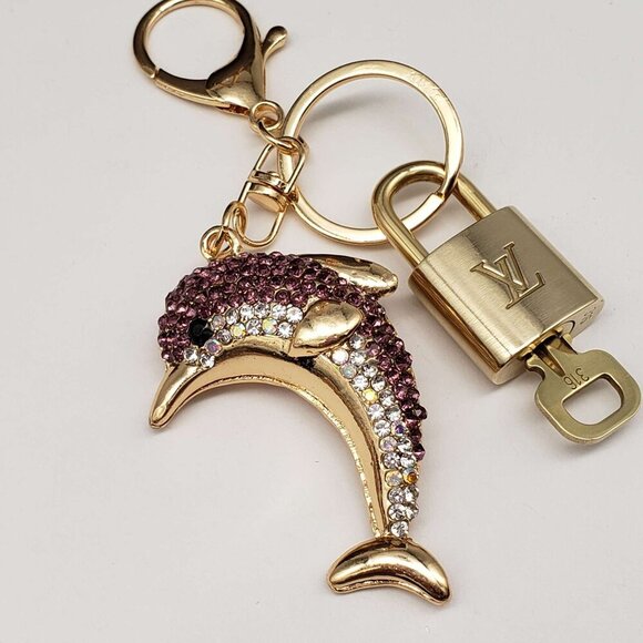 Authentic Louis Vuitton Lock & Key with unbranded Bagcharm, Keycharm, Keychain - Picture 7 of 7
